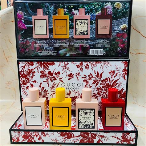 gucci women's fragrance set|gucci bloom 100ml gift set.